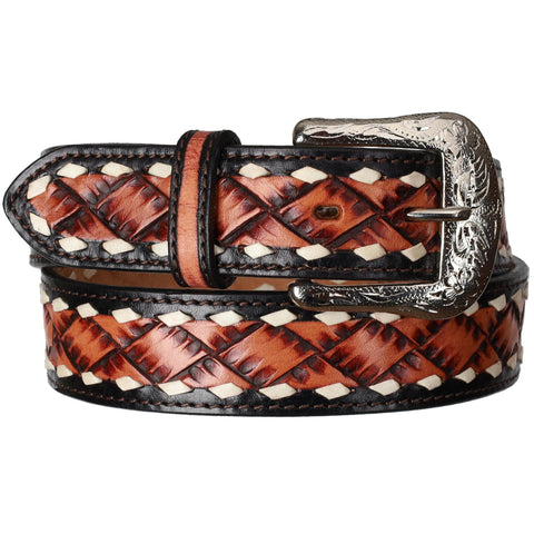 Trailhand Weave Argentina Cow Leather Belt