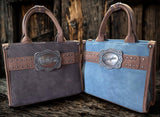 Wrangler Buckle Tote/Crossbody -Jean