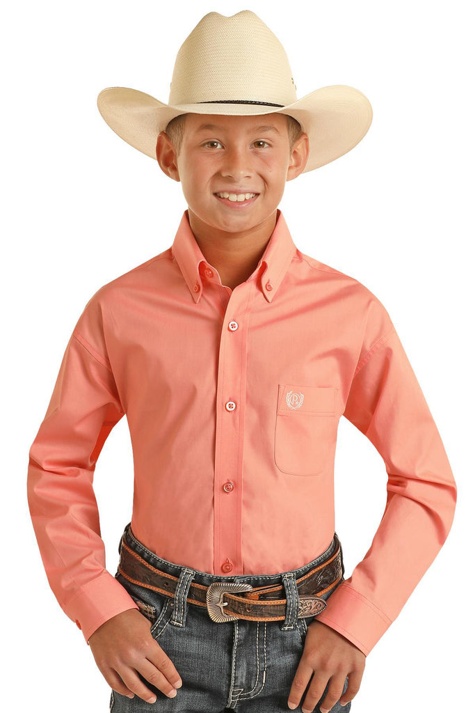 PANHANDLE BOYS LONG SLEEVE SHIRT – Trails End Western Wear & Tack