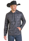 Black Aztec Performance Hoodie