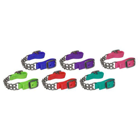 Fully adjustable end double chain nylon curb chain