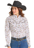 Panhandle Slim Ladies Royal Flush Long Sleeve Snap Shirt