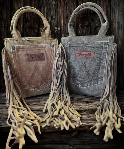 Wrangler Pocket Purse w/Fringe