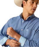 ARIAT WRINKLE FREE SOLID PINPOINT OXFORD LONG SLEEVE