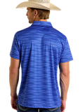 ORANGE ROCK & ROLL DENIM MENS POLO