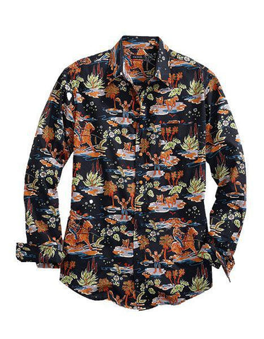 TIN HAUL HAWAIIAN RODEO LONG SLEEVE MENS SHIRT Trails End Western Wear & Tack TIN HAUL HAWAIIAN RODEO LONG SLEEVE MENS SHIRT Trails End Western Wear & Tack