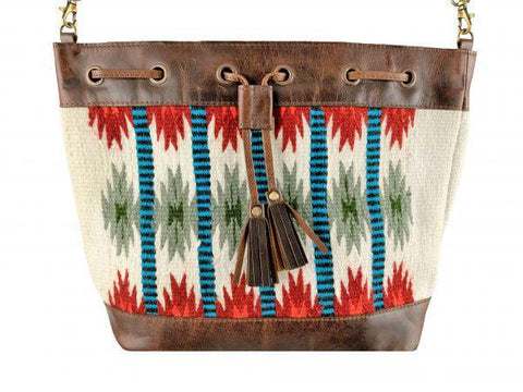 Klassy Cowgirl ® Wool Saddle Blanket Bucket Bag
