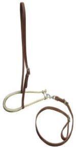 LEATHER TIE DOWN WITH ROPE NOSE