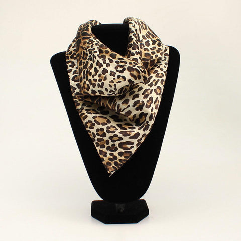 WILD RAG 21X21 LEOPARD BROWN