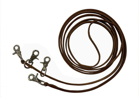 LEATHER DRAW REINS