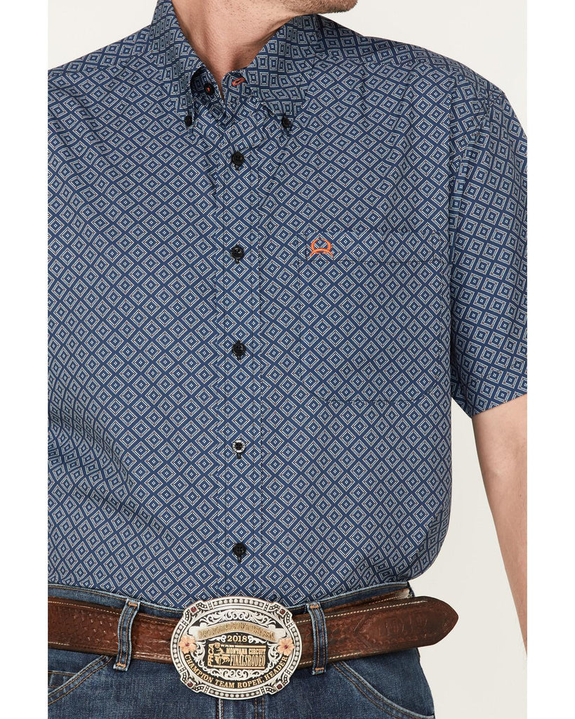 cinch dress shirts Cinch Mens Arena Flex Short Sleeve Button Down Shirt – Trails End Western Wear & Tack