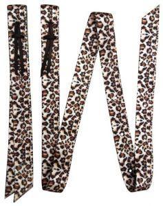 Premium Quality Cheetah Print Nylon tie strap and Off Billet set