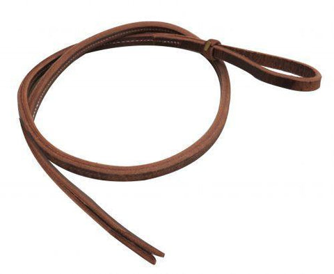 4" x 1/2" Harness leather over & under whip