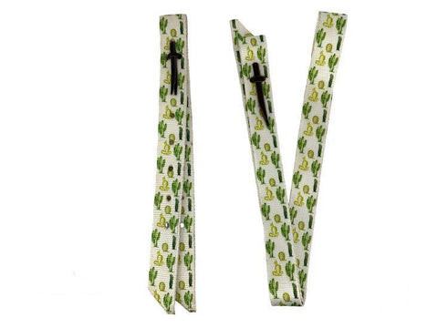 Premium Quality Cactus Print Nylon tie strap and Off Billet set