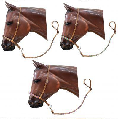 Argentina Leather Braided nose tiedown